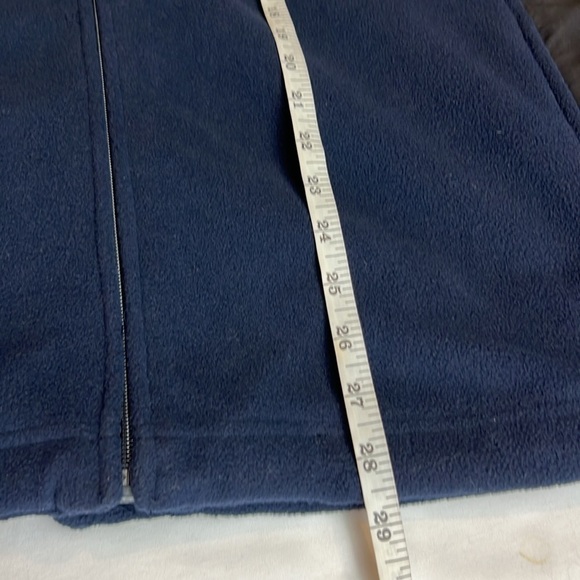 Izod performance X microtech fleece navy, Full, zip size large, - Picture 11 of 11